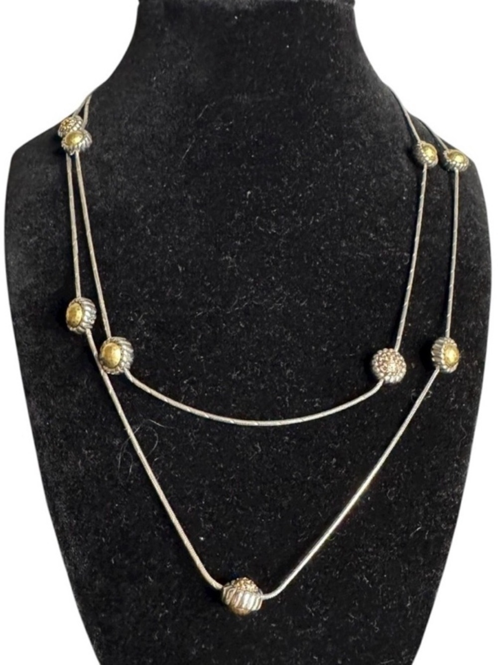 Brighton Silver and Gold Tone Accent Necklace